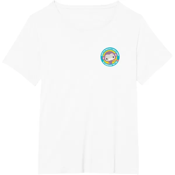 FisherPrice Purple Monkey Circle TShirtWhite