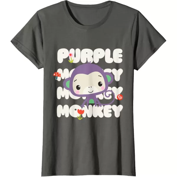 FisherPrice Purple Monkey TShirtAsphalt Grey