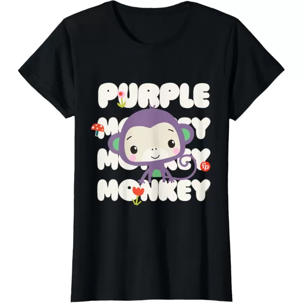 FisherPrice Purple Monkey TShirtBlack