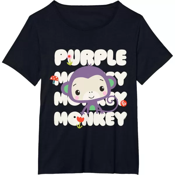 FisherPrice Purple Monkey TShirtBlack