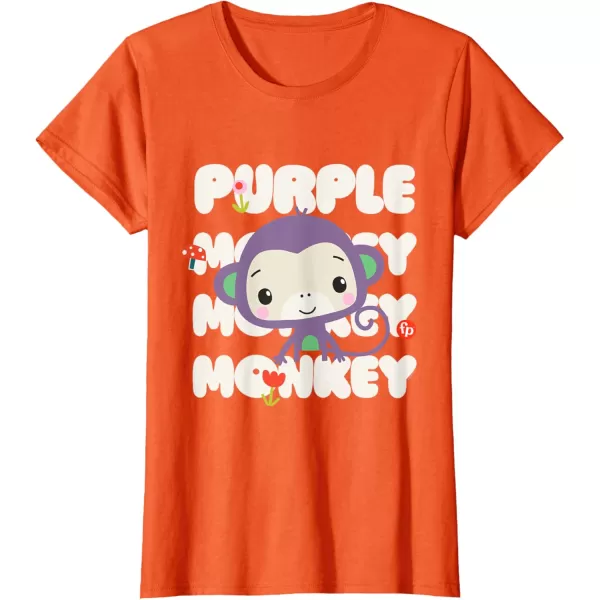 FisherPrice Purple Monkey TShirtOrange