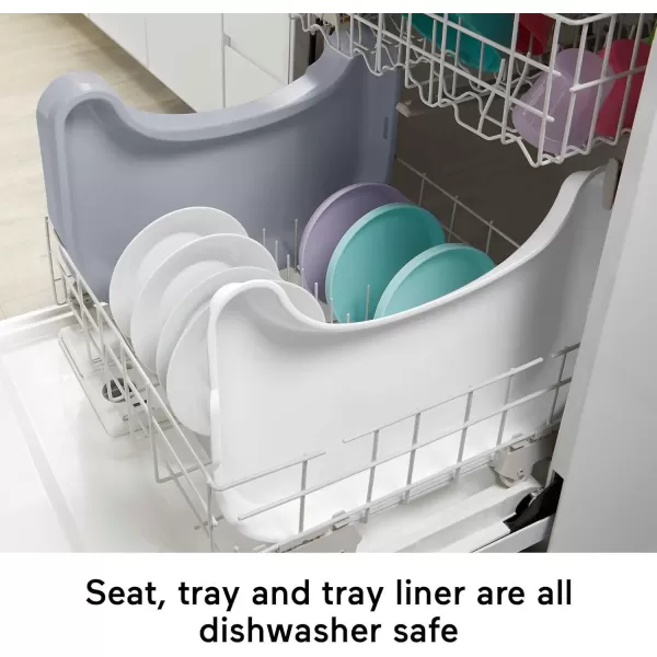 FisherPrice SpaceSaver Simple Clean High Chair Baby to Toddler Portable Dining Seat with Removable Tray Liner WindmillPuppy
