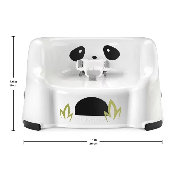 FisherPrice Toddler Booster Seat Simple Clean ampamp Comfort Panda Chair for Dining Table ampamp Travel with Baby Contoured SeatPanda
