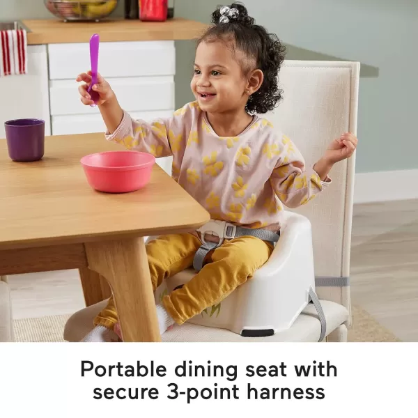 FisherPrice Toddler Booster Seat Simple Clean ampamp Comfort Panda Chair for Dining Table ampamp Travel with Baby Contoured SeatPanda