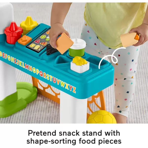 FisherPrice Toddler Learning Toy Laugh ampamp Learn 4in1 Game Experience Sports Activity Center with Smart Stages for Infants Ages 9 Months