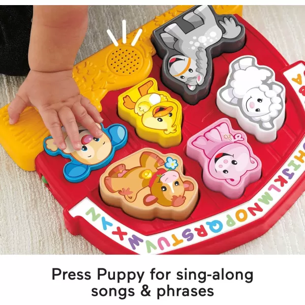FisherPrice Toddler Shape Sorting Toy Laugh ampamp Learn Farm Animal Puzzle with Music ampamp Sounds for Kids Ages 1 Years