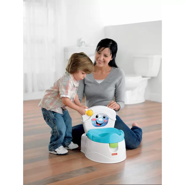 FisherPrice Toddler Toilet 3in1 Puppy Perfection Potty Training Seat and Step Stool with Removable RingLearntoFlush Potty