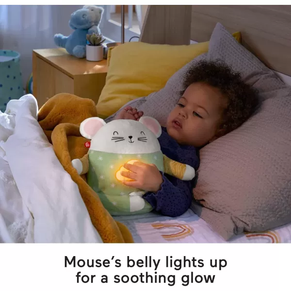 FisherPrice Toddler Toy Meditation Mouse Mindfulness Plush with Guided Relaxation Exercises Music ampamp Lights for Kids Ages 2 Years