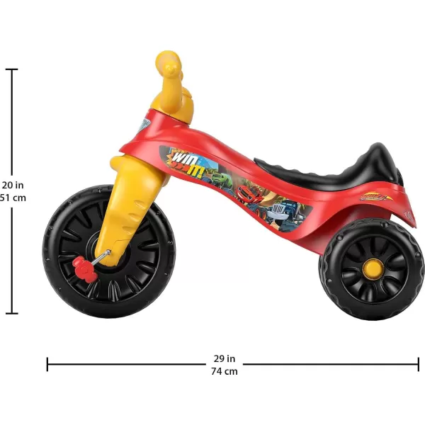 FisherPrice Toddler Tricycle Blaze and the Monster Machines Tough Trike Bike Outdoor Toy with Storage for Preschool Kids Ages 2 YearsBlaze