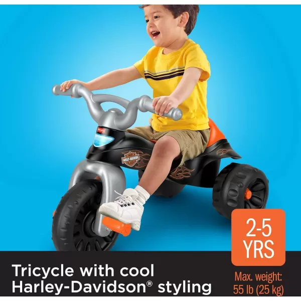 FisherPrice Toddler Tricycle Blaze and the Monster Machines Tough Trike Bike Outdoor Toy with Storage for Preschool Kids Ages 2 YearsHarley  Davidson