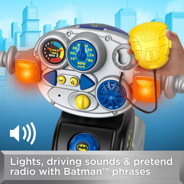FisherPrice Toddler Tricycle Jurassic World Lights ampamp Sounds Trike Dinosaur Toy Bike with Storage for Outdoor Play Kids Ages 2 YearsBatman