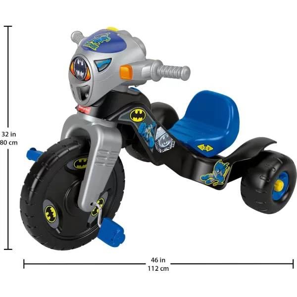 FisherPrice Toddler Tricycle Jurassic World Lights ampamp Sounds Trike Dinosaur Toy Bike with Storage for Outdoor Play Kids Ages 2 YearsBatman