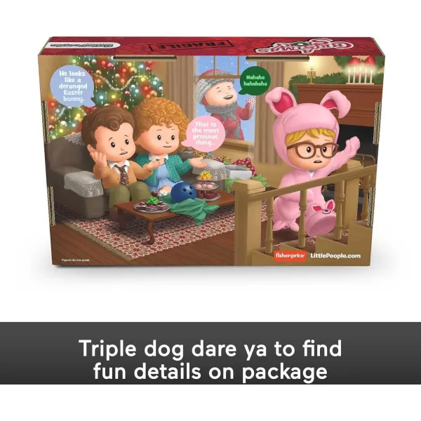 Little People Collector A Christmas Story Movie Special Edition Figure Set for Adults ampamp Fans in Display Box