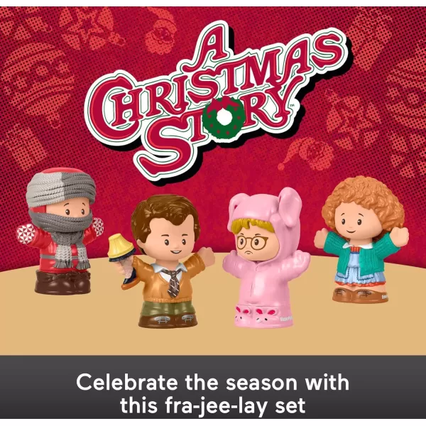 Little People Collector A Christmas Story Movie Special Edition Figure Set for Adults ampamp Fans in Display Box