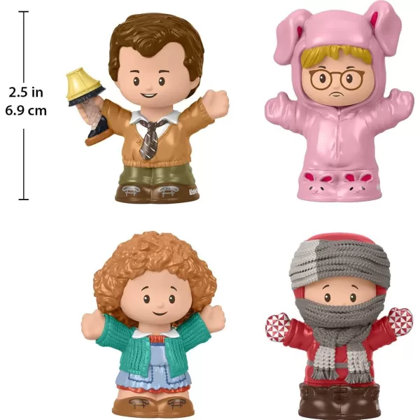 Little People Collector A Christmas Story Movie Special Edition Figure Set for Adults ampamp Fans in Display Box