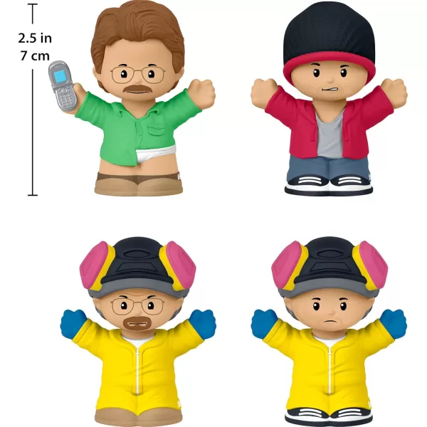 Little People Collector Breaking Bad TV Show Special Edition Figure Set in Display Box for Adults ampamp Fans