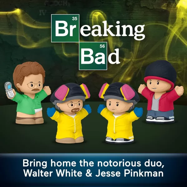 Little People Collector Breaking Bad TV Show Special Edition Figure Set in Display Box for Adults ampamp Fans
