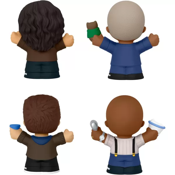 Little People Collector Brooklyn NineNine TV Series Special Edition Set for Adults ampamp Fans 4 Figures in Display Package