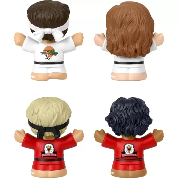 Little People Collector Cobra Kai Special Edition Figure Set for Adults ampamp Fans in a Display Gift Box 4 Figures