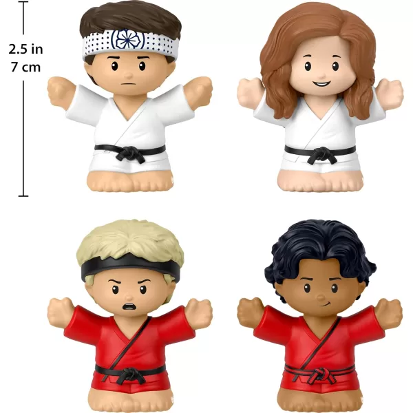 Little People Collector Cobra Kai Special Edition Figure Set for Adults ampamp Fans in a Display Gift Box 4 Figures