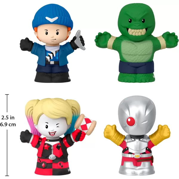 Little People Collector DC Suicide Squad Special Edition Set for Adults ampamp Fans 4 Figures in Display Package