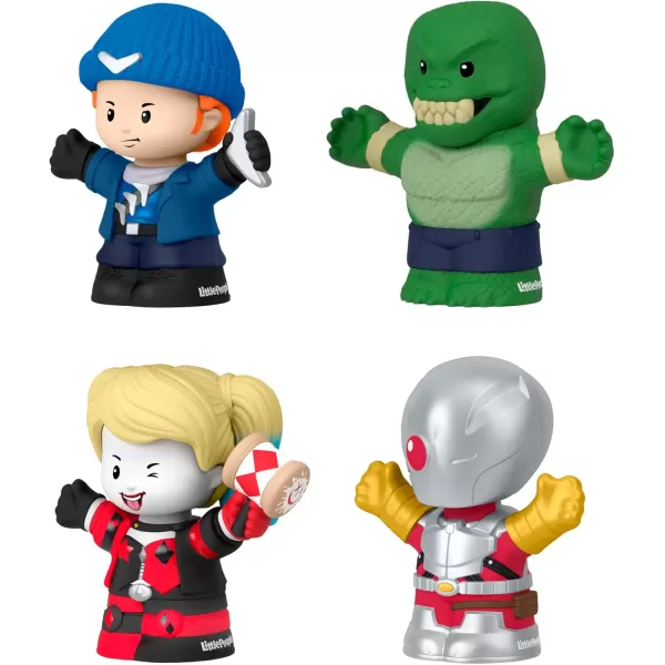 Little People Collector DC Suicide Squad Special Edition Set for Adults ampamp Fans 4 Figures in Display Package