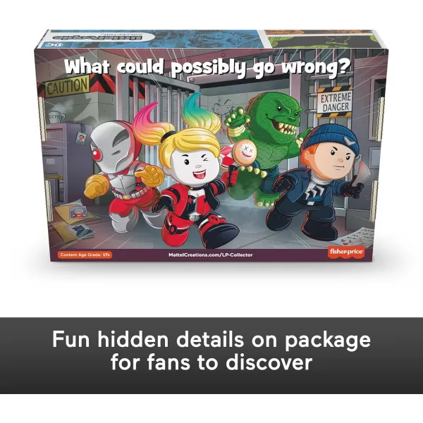 Little People Collector DC Suicide Squad Special Edition Set for Adults ampamp Fans 4 Figures in Display Package
