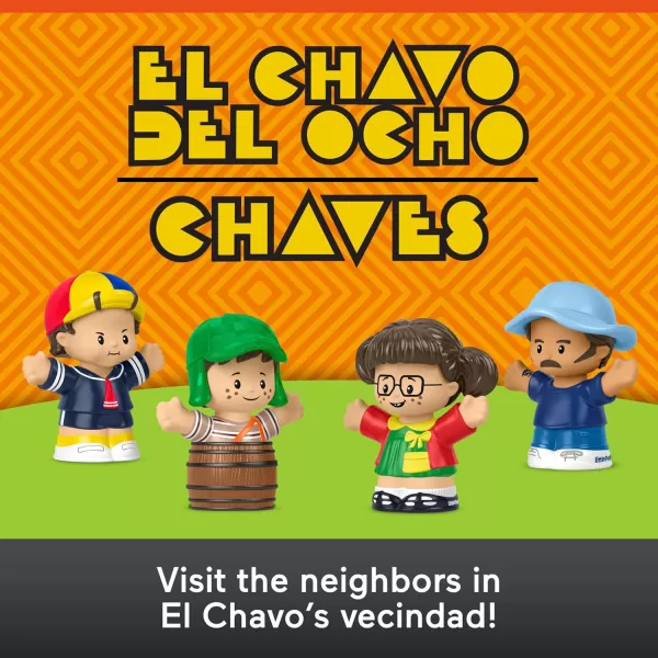 Little People Collector El Chavo Del Ocho TV Series Special Edition Set for Adults ampamp Fans 4 Figures in Display Package