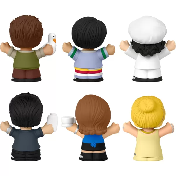 Little People Collector Friends TV Series Special Edition Figure Set for Adults ampamp Fans 6 Characters in a Display Gift Package