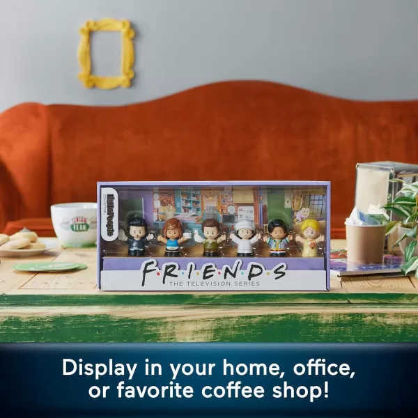 Little People Collector Friends TV Series Special Edition Figure Set for Adults ampamp Fans 6 Characters in a Display Gift Package