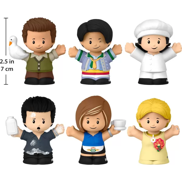 Little People Collector Friends TV Series Special Edition Figure Set for Adults ampamp Fans 6 Characters in a Display Gift Package