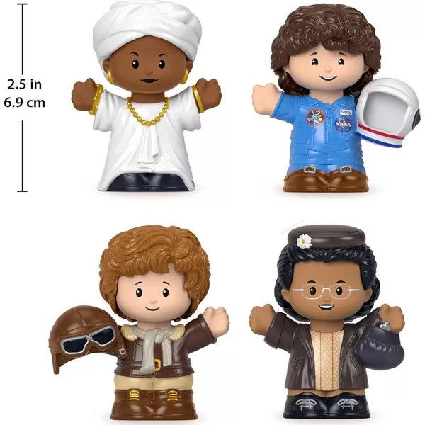 Little People Collector Inspiring Women Special Edition Set 4 Figures for Adults ampamp Fans in Display Box