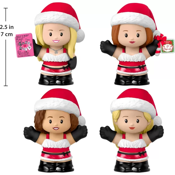 Little People Collector Mean Girls Movie Special Edition Holiday Set for Adults ampamp Fans 4 Figures in a Display Box