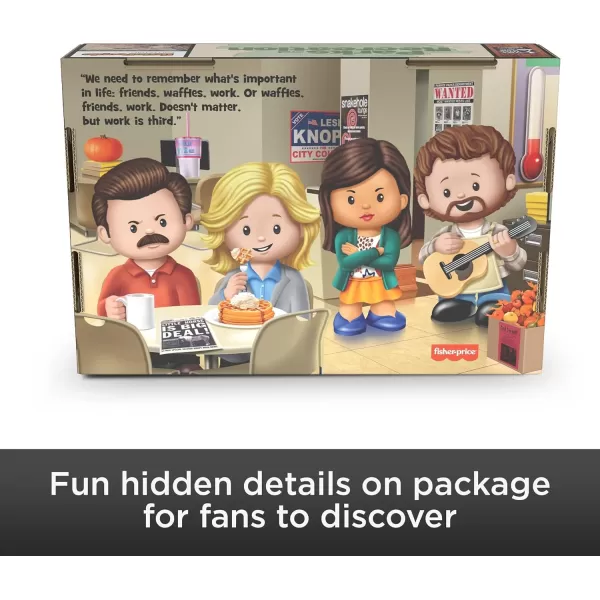 Little People Collector Parks and Recreation TV Show Special Edition Figure Set for Adults ampamp Fans in Display Box