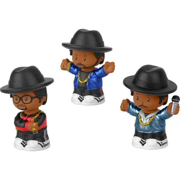 Little People Collector Run DMC Special Edition Set 3 Figures for Adults ampamp Hip Hop Fans in Display Box