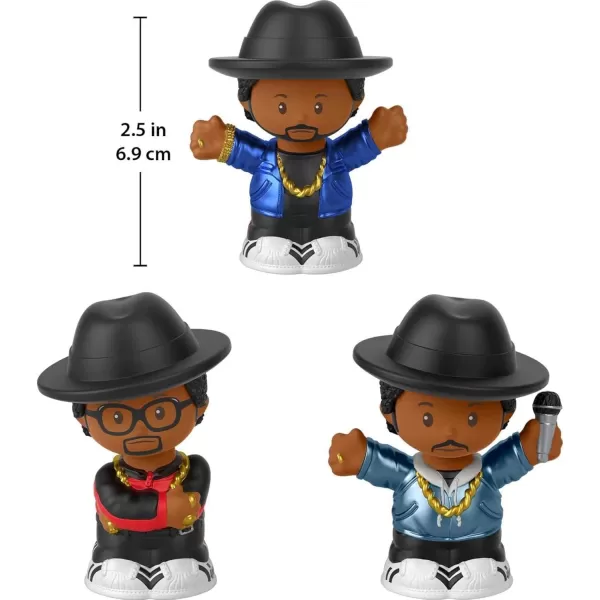 Little People Collector Run DMC Special Edition Set 3 Figures for Adults ampamp Hip Hop Fans in Display Box