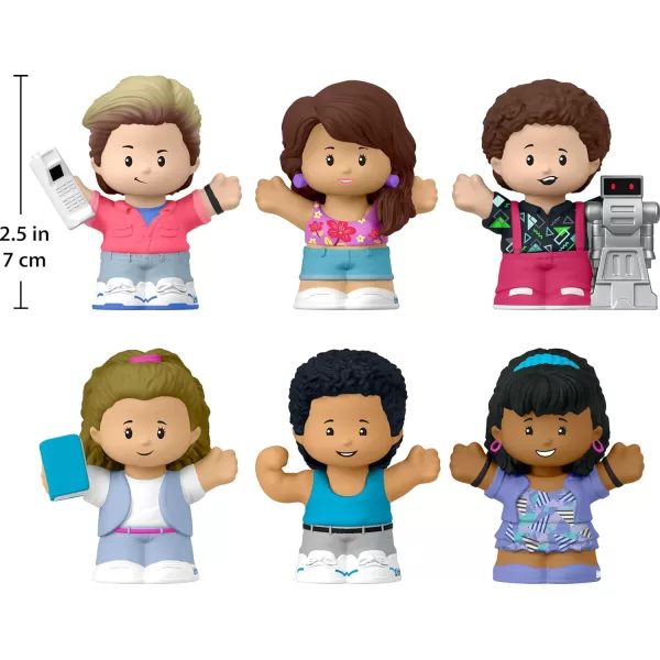 Little People Collector Saved by The Bell Special Edition Set 6 Figures for Adults ampamp Fans in a Display Package