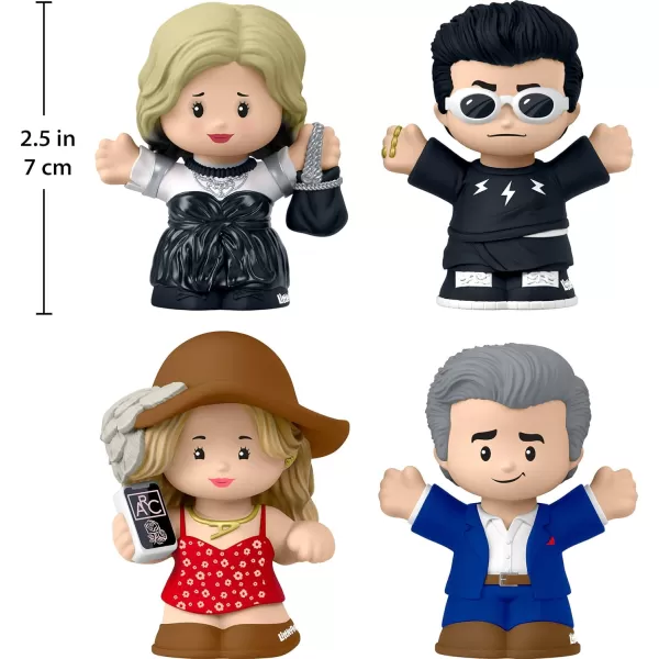 Little People Collector Schitts Creek TV Series Special Edition Set for Adults ampamp Fans 4 Figures in Display Package