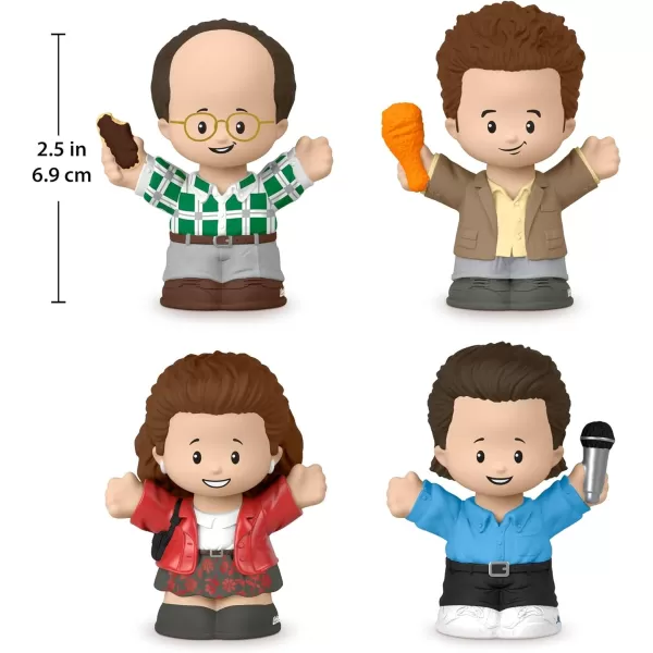 Little People Collector Seinfeld TV Series Special Edition Figure Set 4 Characters for Adults ampamp Fans in a Display Box