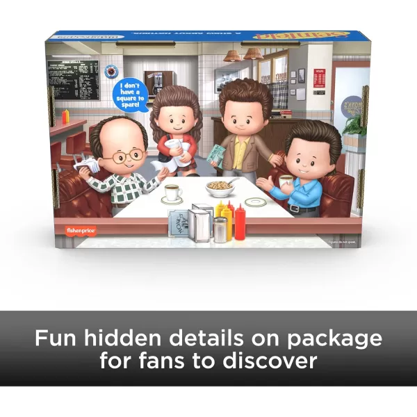Little People Collector Seinfeld TV Series Special Edition Figure Set 4 Characters for Adults ampamp Fans in a Display Box