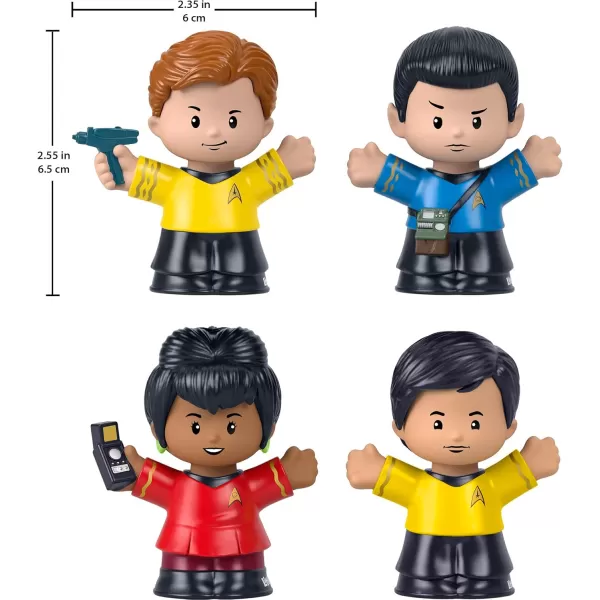 Little People Collector Star Trek TV Series Special Edition Set for Adults ampamp Fans 4 Figures in Display Package