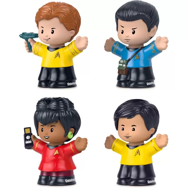 Little People Collector Star Trek TV Series Special Edition Set for Adults ampamp Fans 4 Figures in Display Package