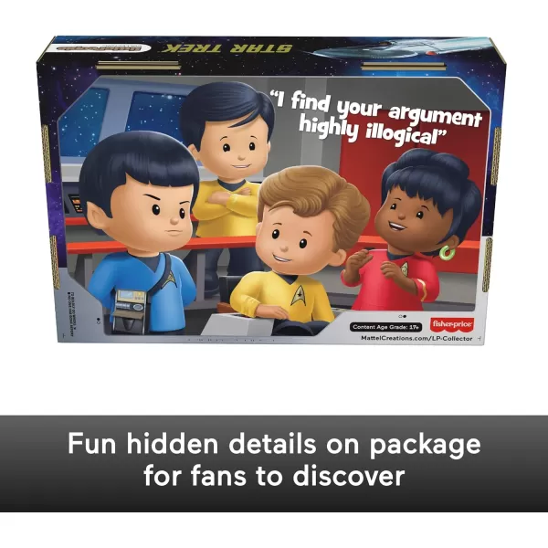 Little People Collector Star Trek TV Series Special Edition Set for Adults ampamp Fans 4 Figures in Display Package