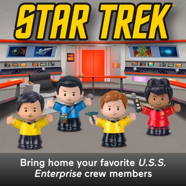 Little People Collector Star Trek TV Series Special Edition Set for Adults ampamp Fans 4 Figures in Display Package