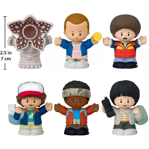 Little People Collector Stranger Things Castle Byers Special Edition Set 6 Figures for Adults ampamp Fans in a Gift Display Box