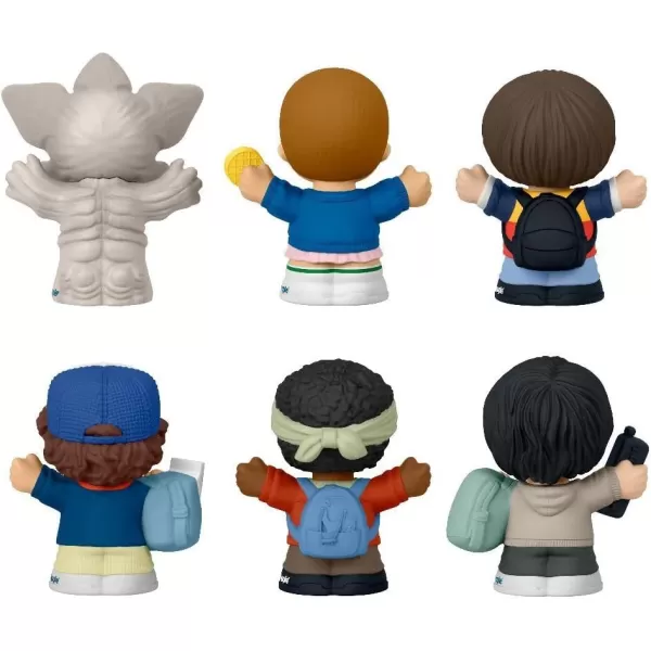 Little People Collector Stranger Things Castle Byers Special Edition Set 6 Figures for Adults ampamp Fans in a Gift Display Box