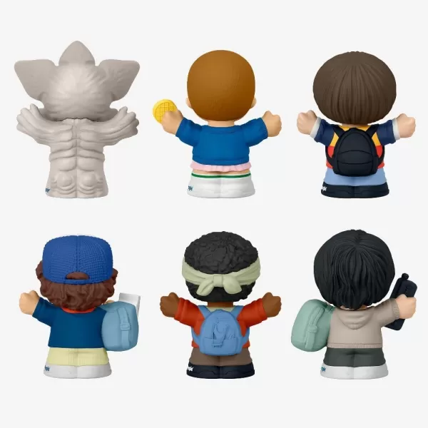 Little People Collector Stranger Things Castle Byers Special Edition Set 6 Figures for Adults ampamp Fans in a Gift Display Box