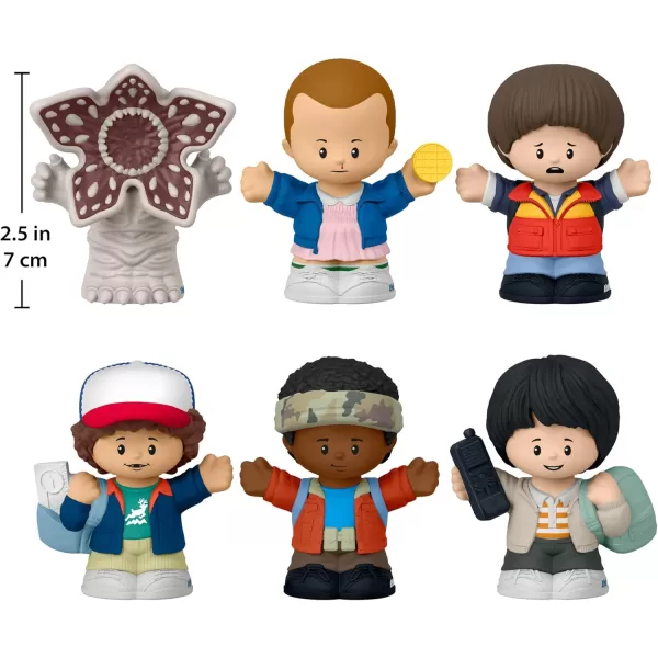 Little People Collector Stranger Things Castle Byers Special Edition Set 6 Figures for Adults ampamp Fans in a Gift Display Box