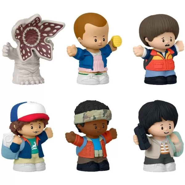 Little People Collector Stranger Things Castle Byers Special Edition Set 6 Figures for Adults ampamp Fans in a Gift Display Box