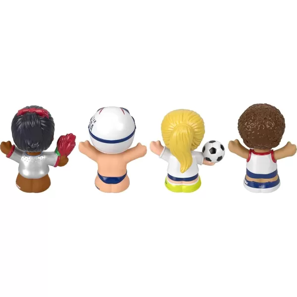 Little People Collector Team USA Classic Sports Special Edition Set for Adults ampamp Fans 4 Athlete Figures in Display Package